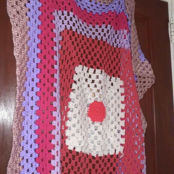 CROCHET HAND KNITTED COUCH THROWS - Picture 5 of 7